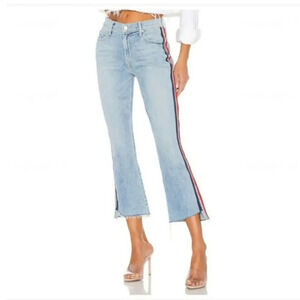 Mother Superior Insider Crop Step Fray Jeans Size: 28